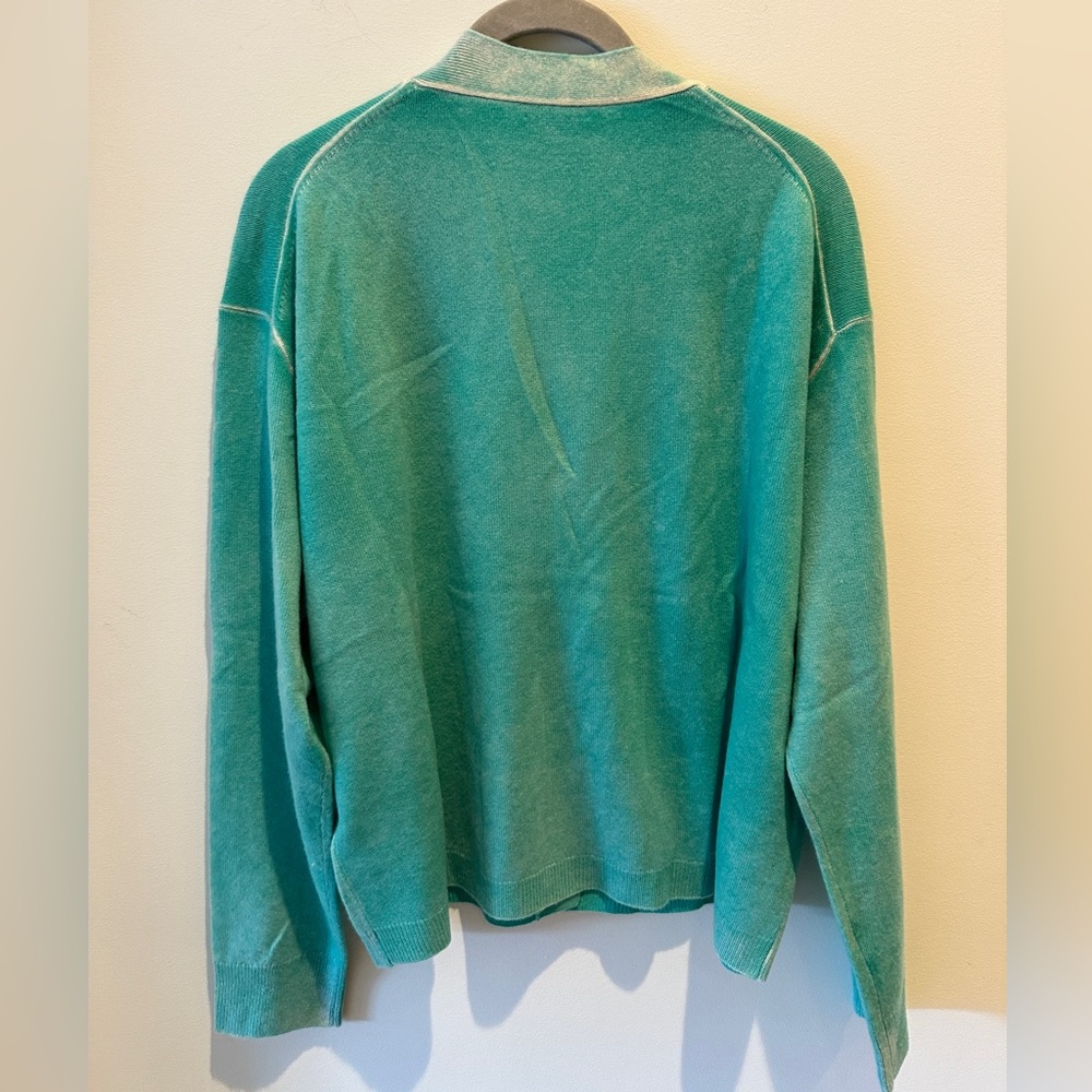 J. Crew 100% Cashmere Button-Up Cardigan size Large - Picture 5 of 6
